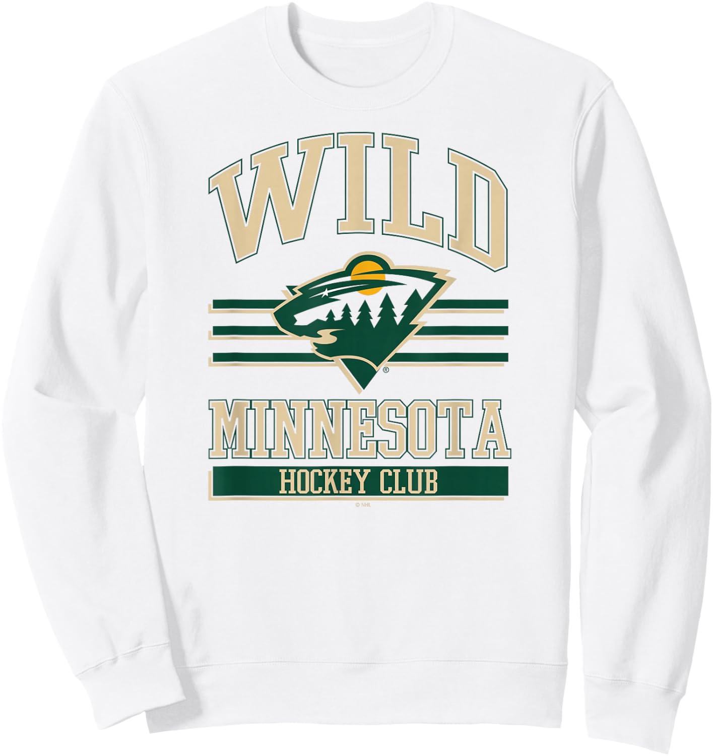 Minnesota Wild Hockey Club Red Officially Licensed Sweatshirt - Sweatshirt | White