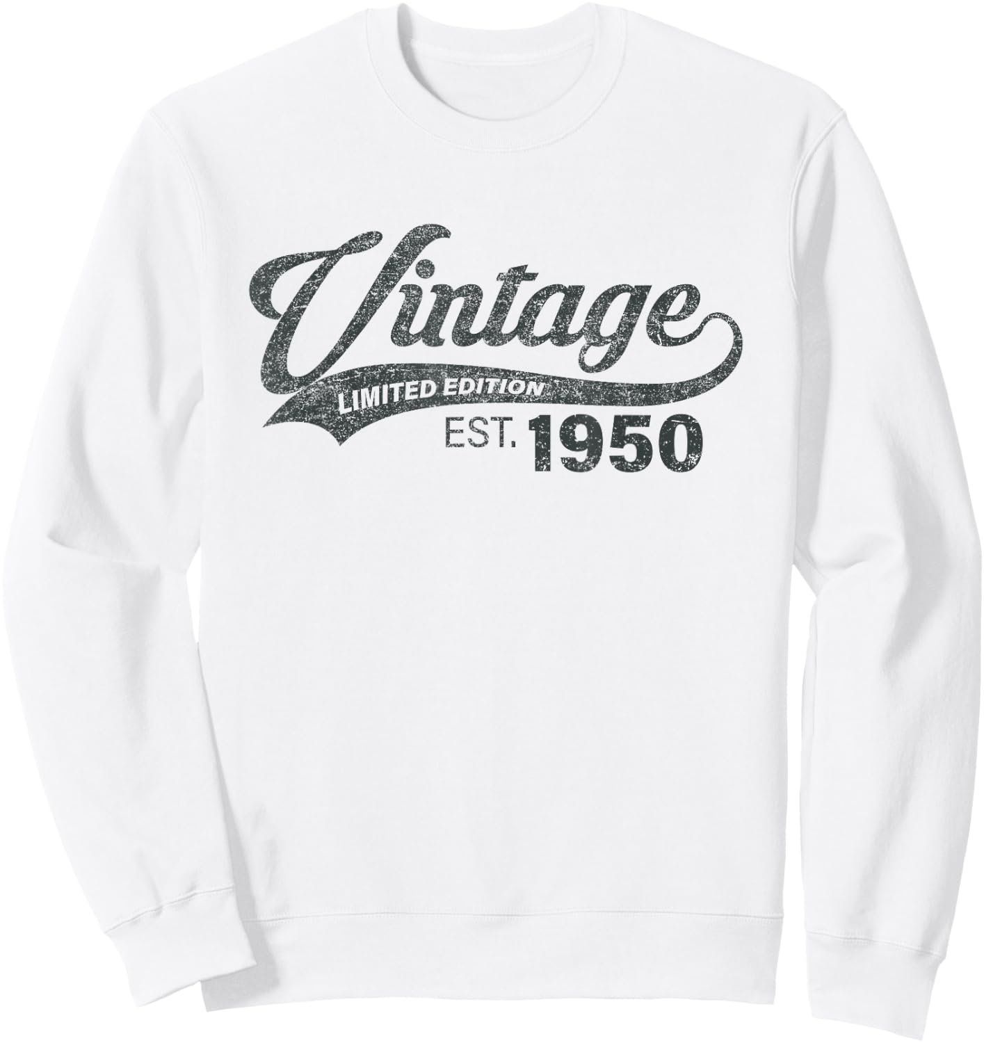 Vintage 1950 75 Years Old Bday 75th Birthday Gift Men Women Sweatshirt - Sweatshirt | White