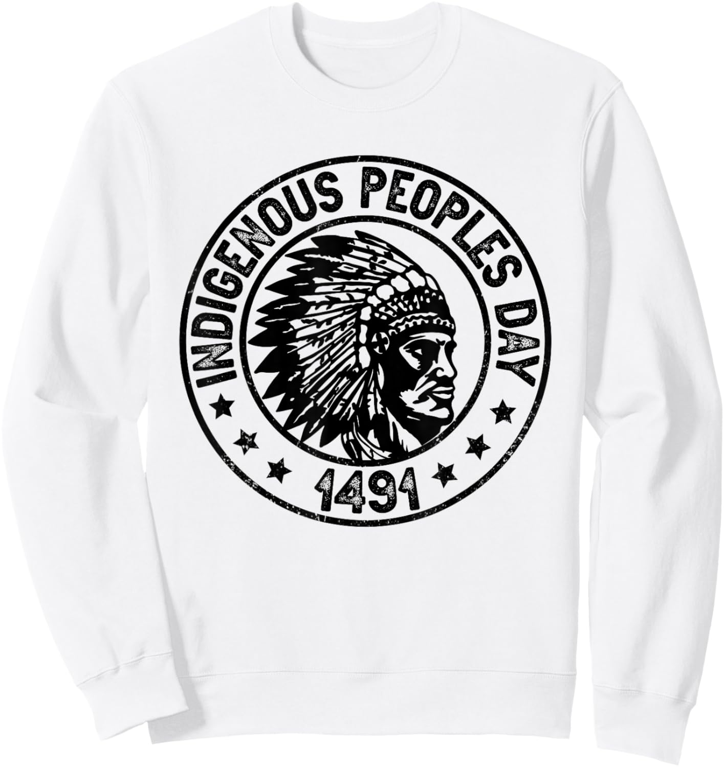 Indigenous Peoples Day Native American Heritage Indian Pride Sweatshirt - Sweatshirt | White