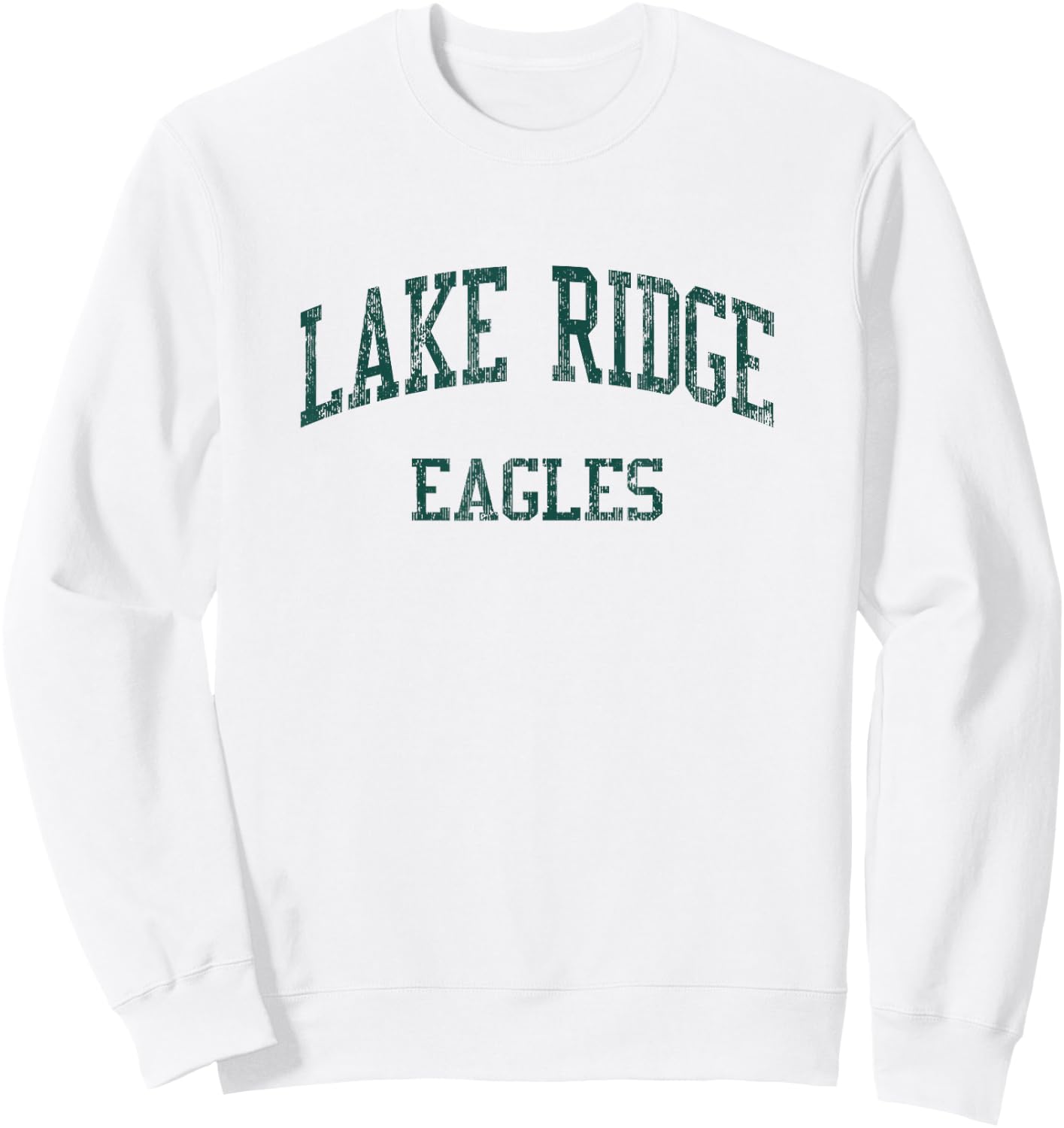 Lake Ridge High School HS Mansfield TX Vintage Sports Sweatshirt - Sweatshirt | White