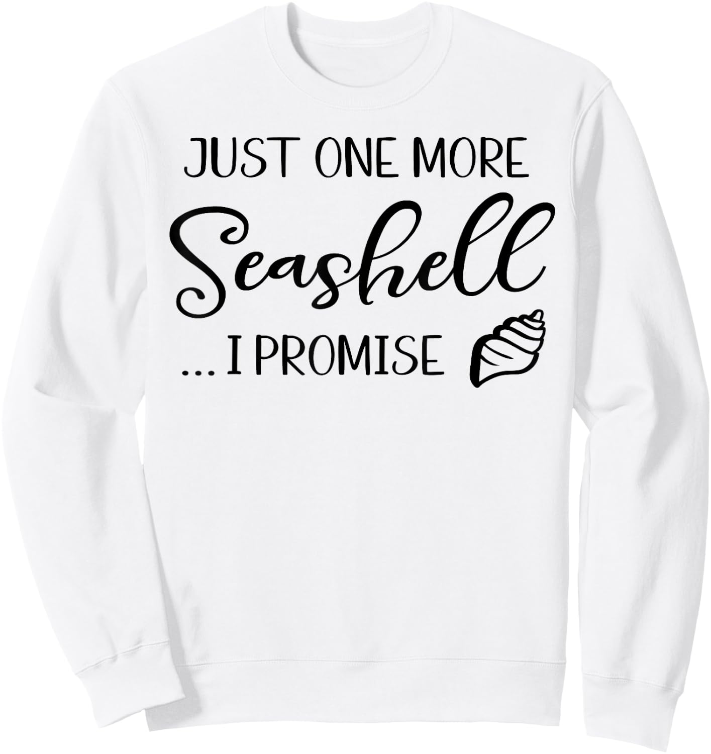 Shell Collecting Shelling Seashells Collector Beach Sweatshirt - Sweatshirt | White