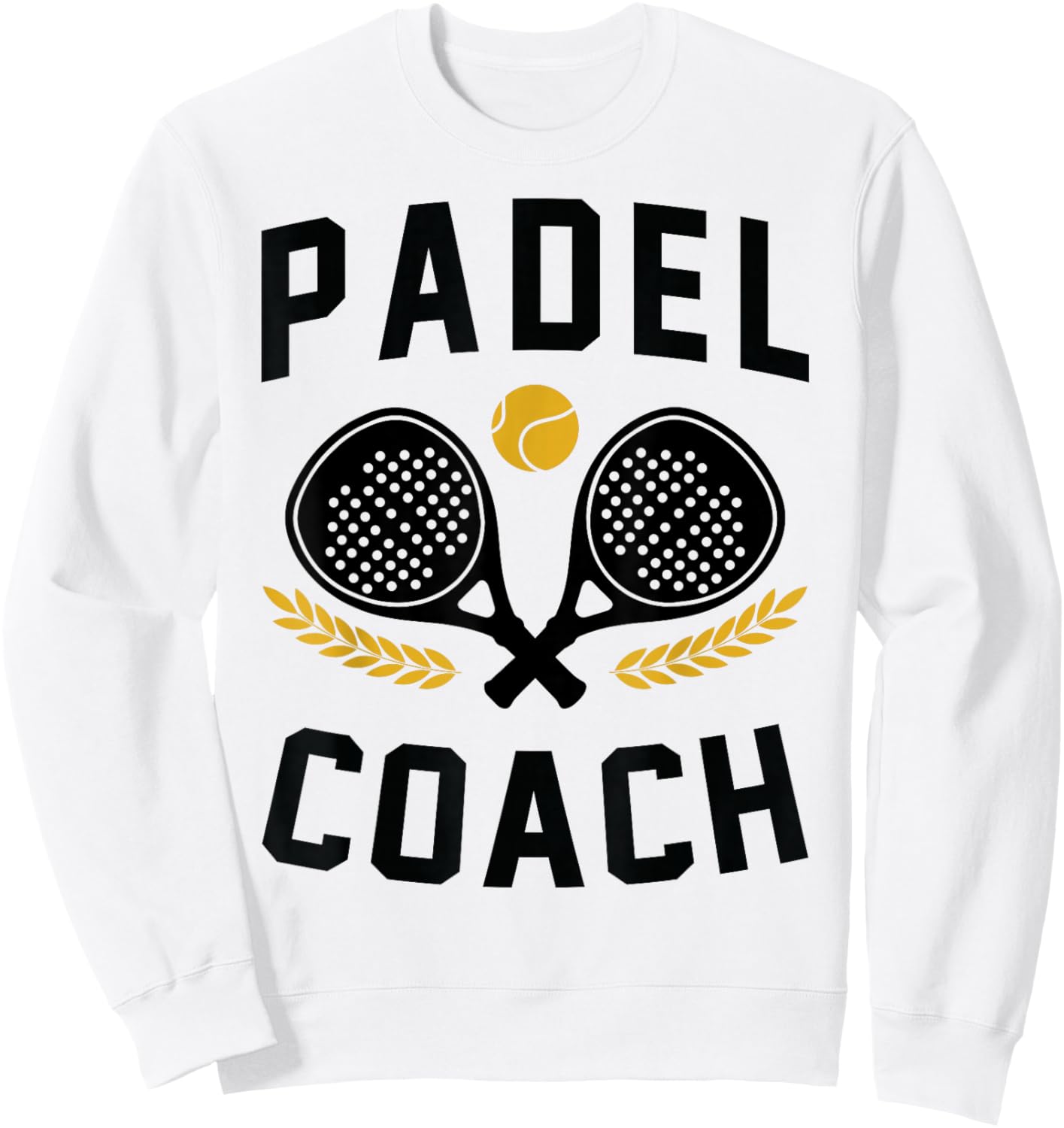 Gift Fan Paddle Tennis Trainer Sports Padel Coach , white, S Sweatshirt - Sweatshirt | White