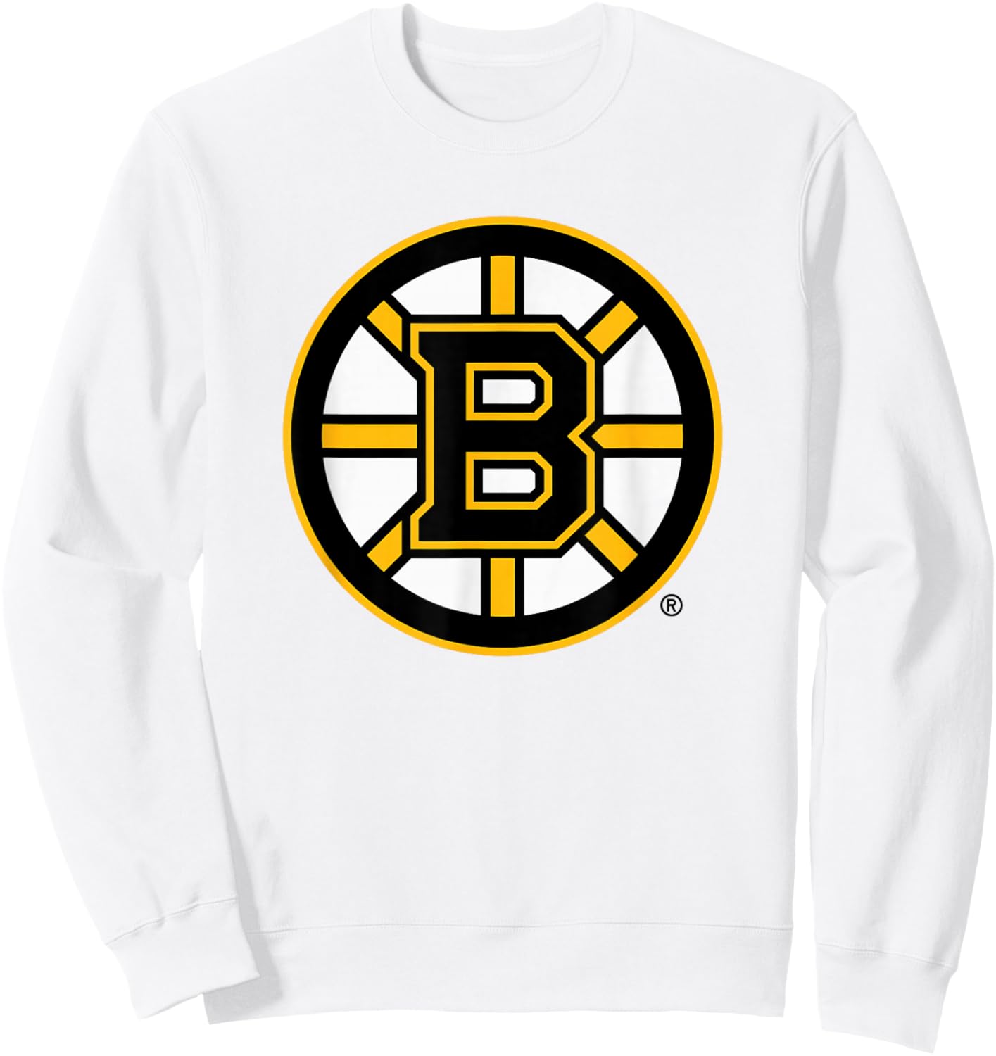 Boston Bruins Icon Gray Officially Licensed Sweatshirt - Sweatshirt | White