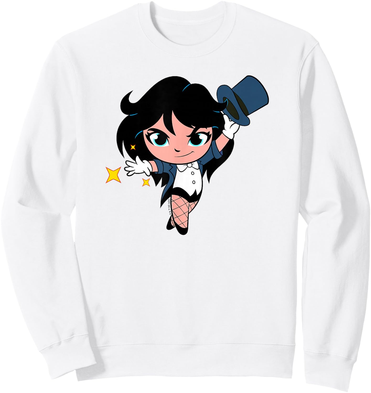 DC Super Friends Zatanna Big Sparkle Portrait Sweatshirt - Sweatshirt | White