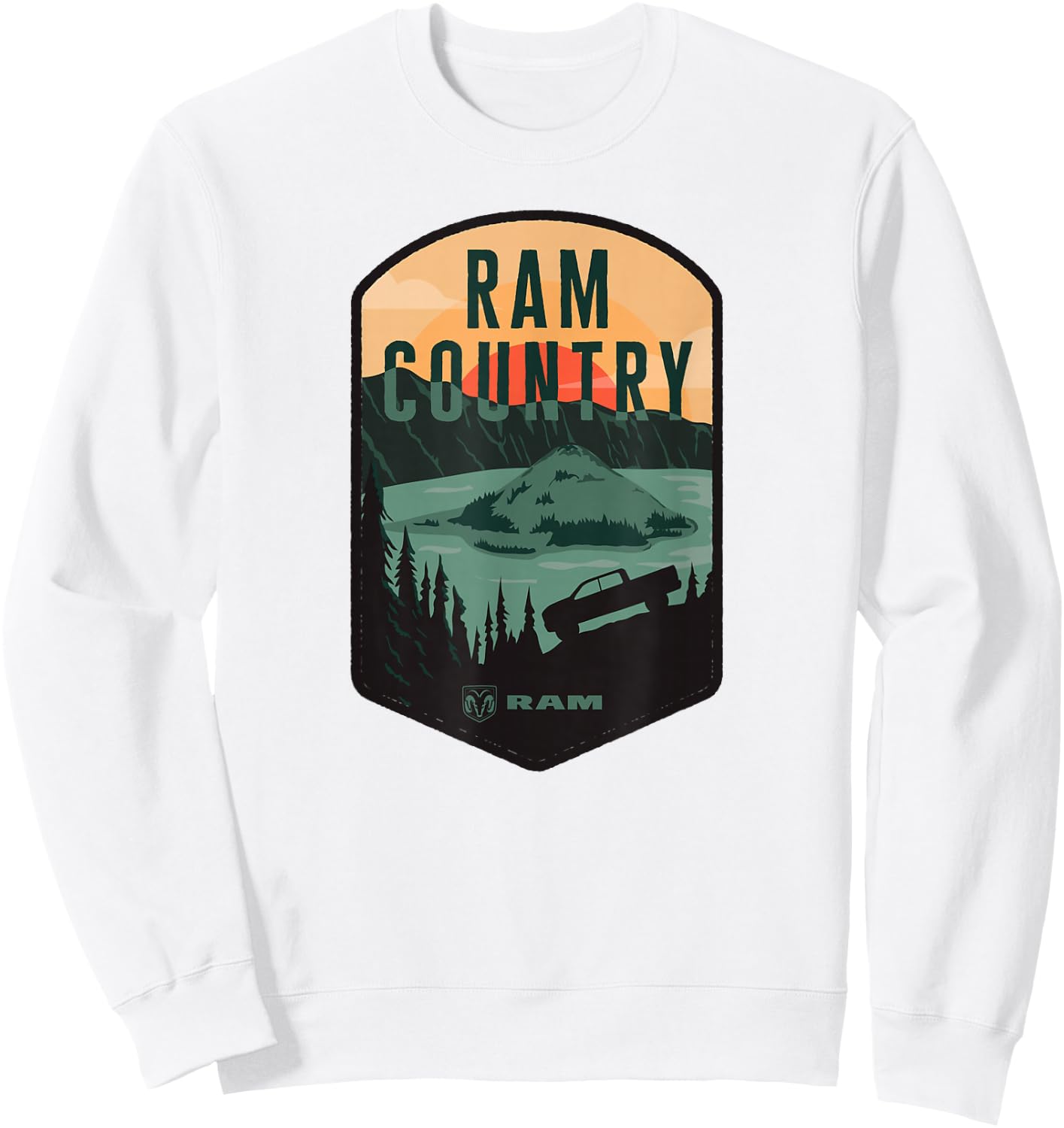 RAM Trucks Country Sweatshirt - Sweatshirt | White