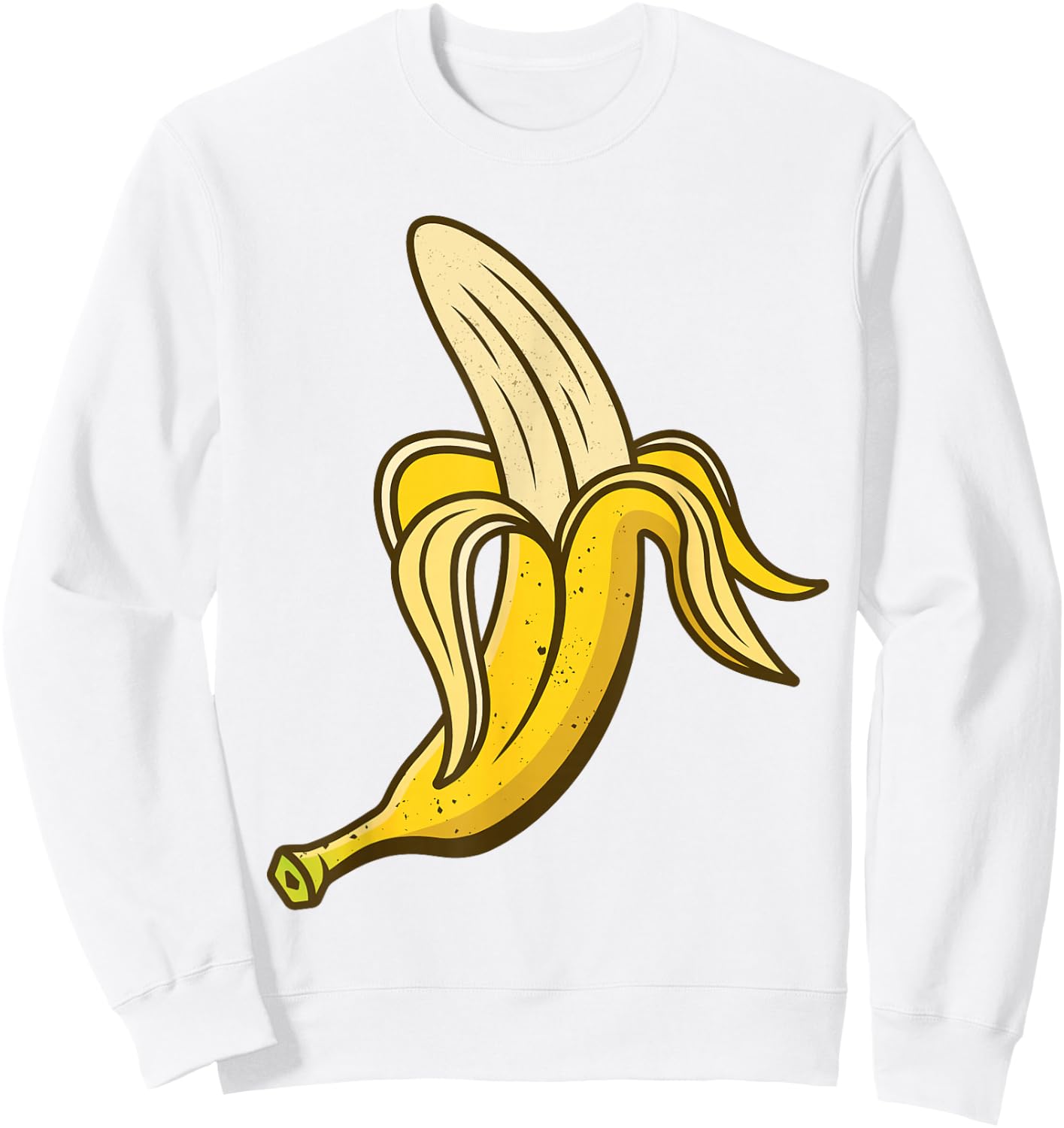 Banana Shirt Adult Men Women Kids Banana Costume Sweatshirt - Sweatshirt | White