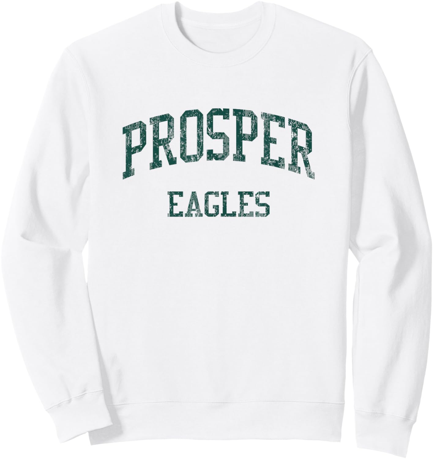 Prosper High School HS Prosper TX Vintage Sports Sweatshirt - Sweatshirt | White
