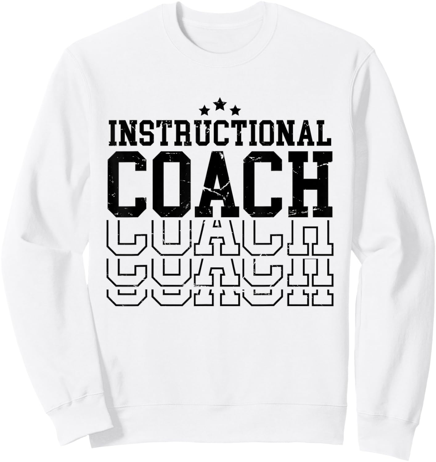 Instructional Coach Back To School Matching Group Sweatshirt - Sweatshirt | White