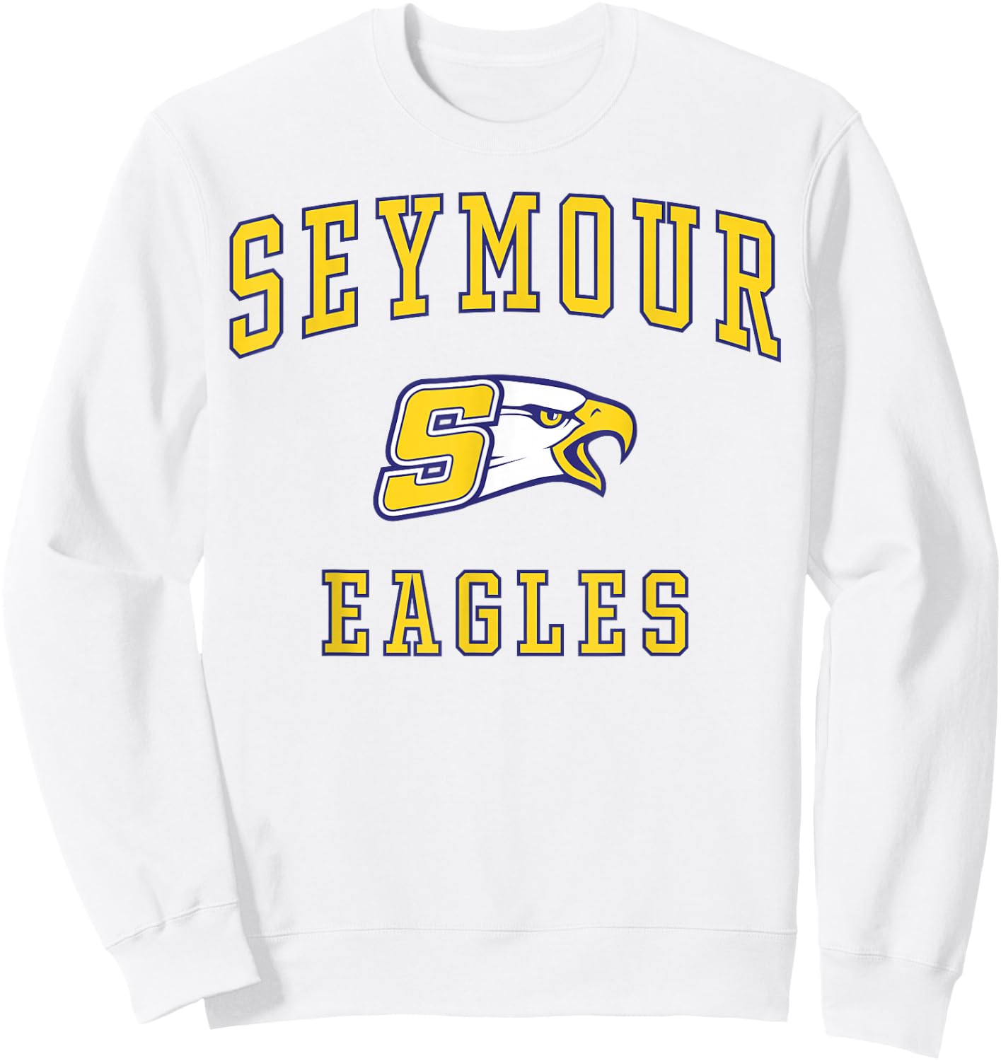 Seymour High School Eagles Sweatshirt - Sweatshirt | White