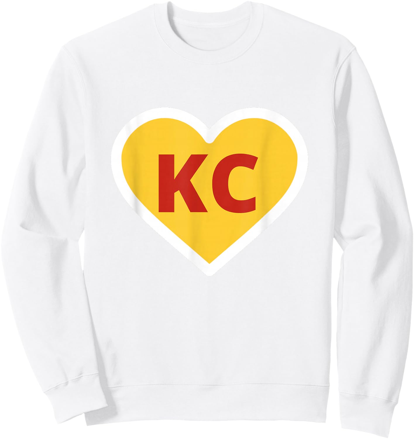 KC MO Heart I Love Sweatshirt - Sweatshirt | White
