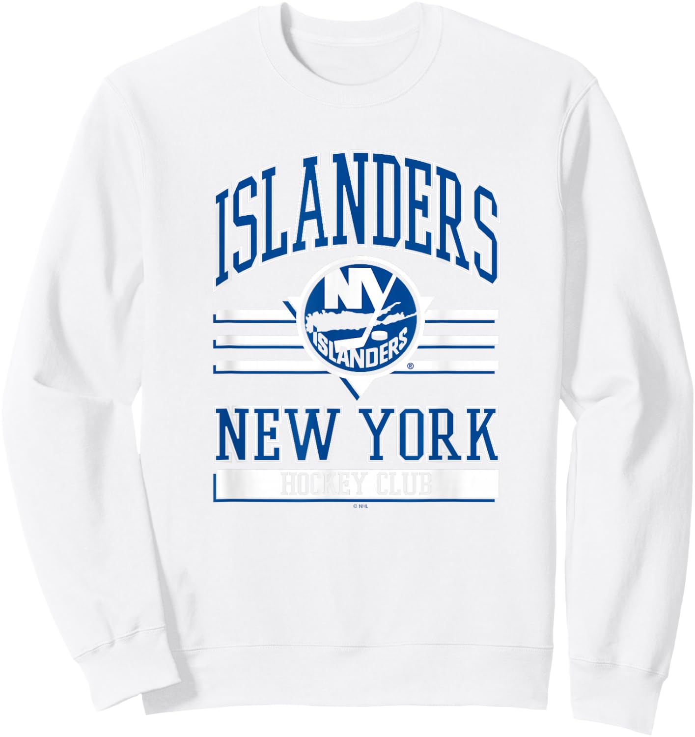 New York Islanders Hockey Club Orange Officially Licensed Sweatshirt - Sweatshirt | White