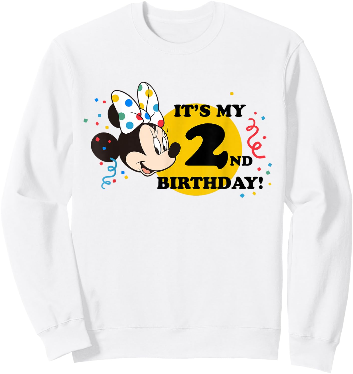 Disney Minnie Mouse 2nd Birthday Sweatshirt - Sweatshirt | White