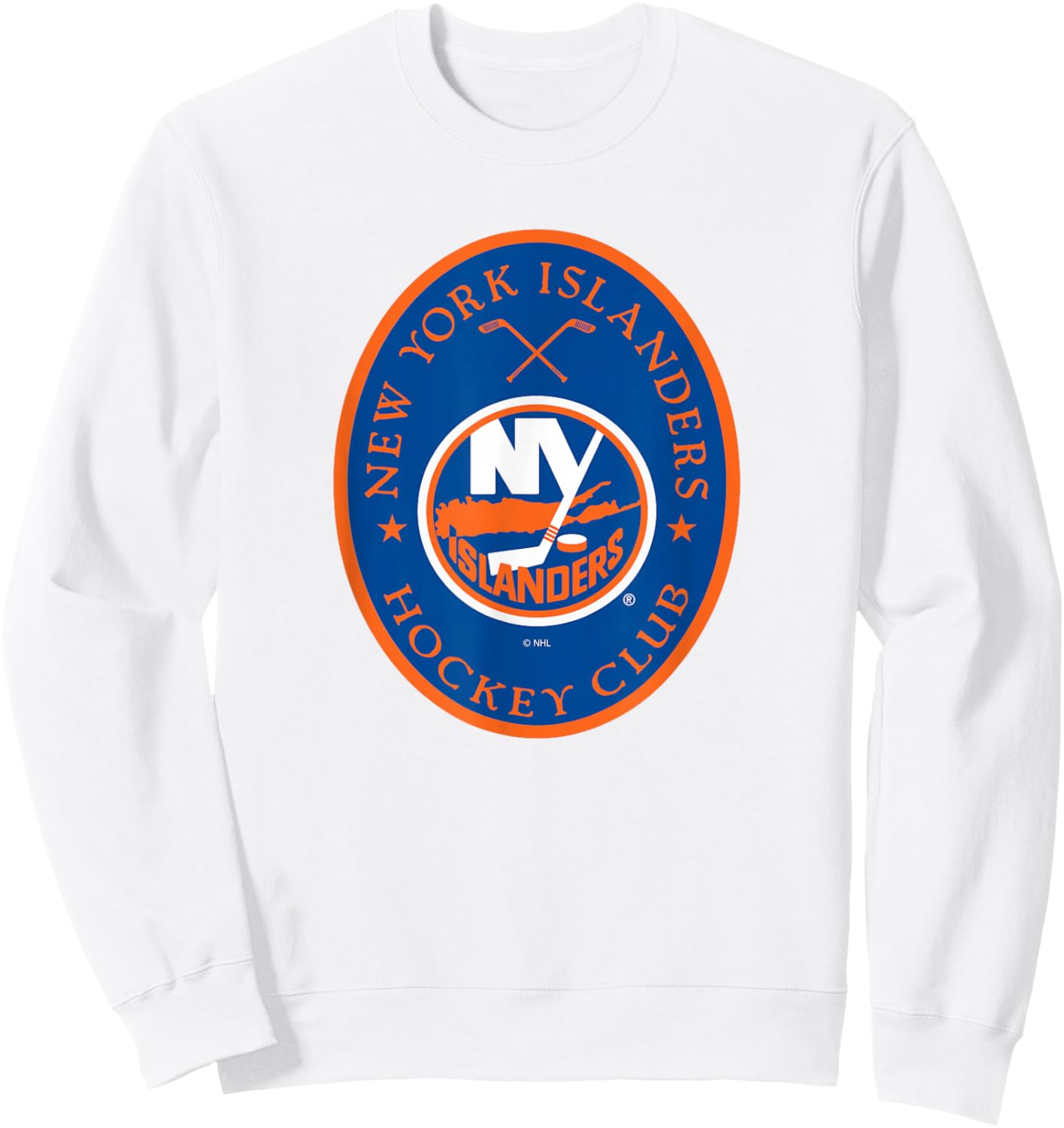 New York Islanders Iconic Officially Licensed Sweatshirt - Sweatshirt | White