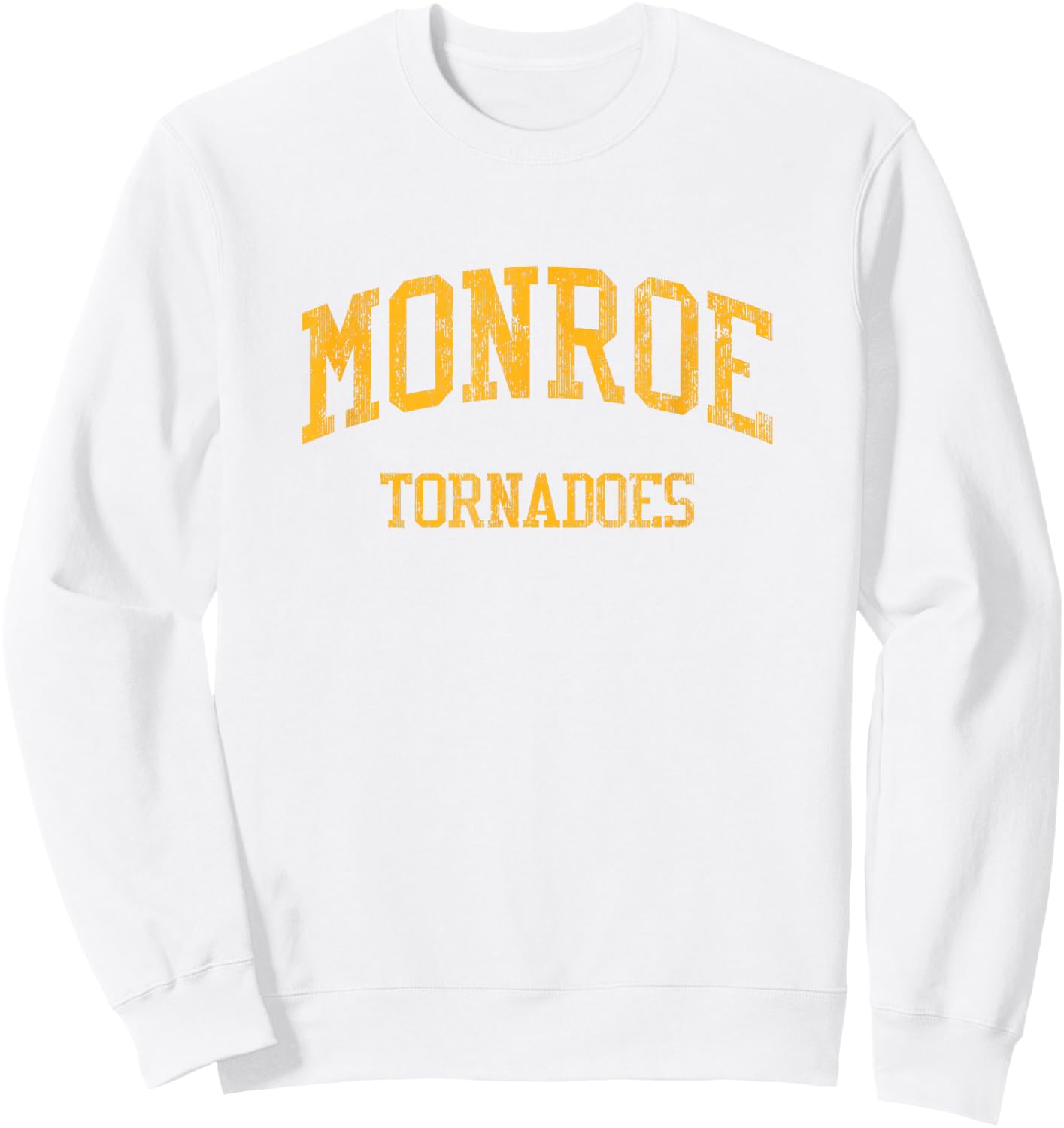 Monroe High School HS Albany GA Vintage Sports Sweatshirt - Sweatshirt | White