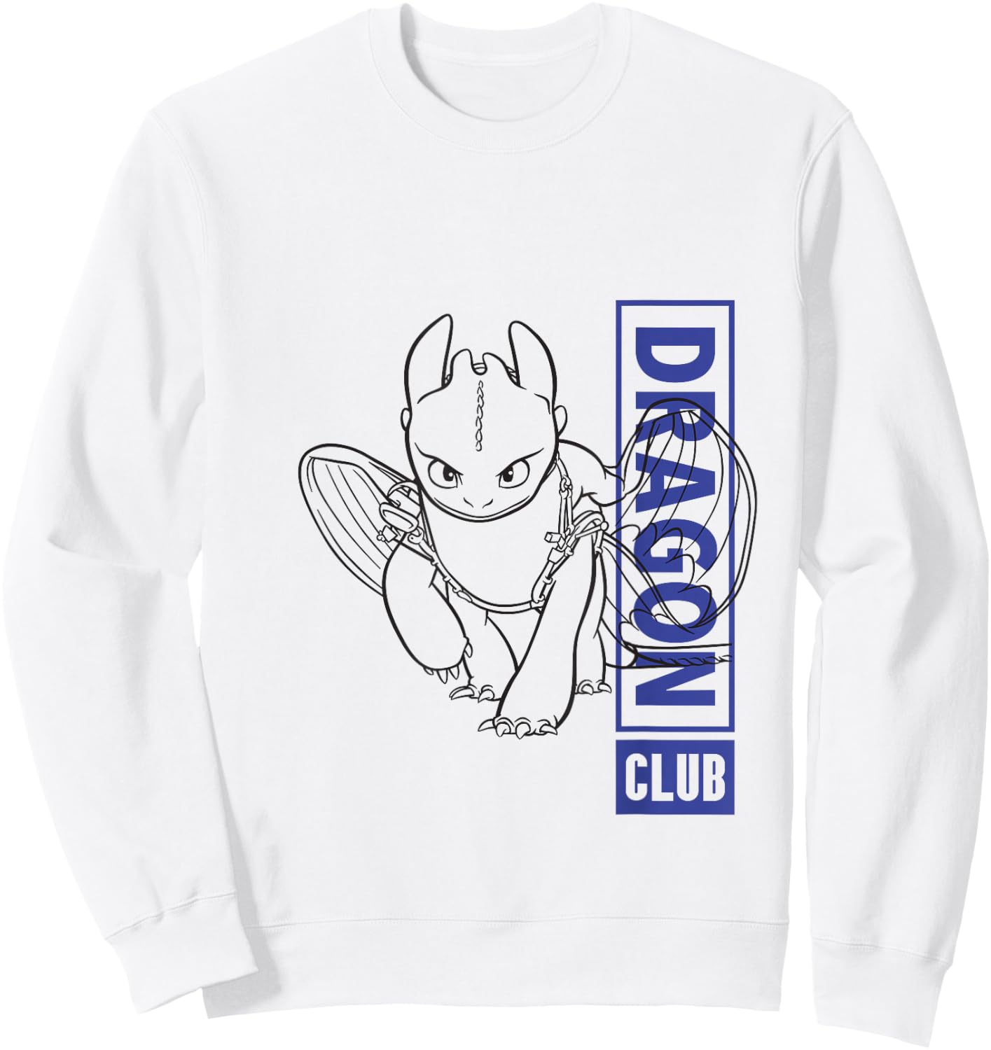 How to Train Your Dragon 3 Hidden World Club Sweatshirt - Sweatshirt | White