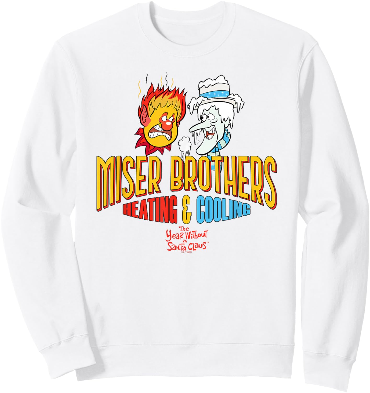 The Year Without a Santa Claus Miser Brothers Sweatshirt - Sweatshirt | White
