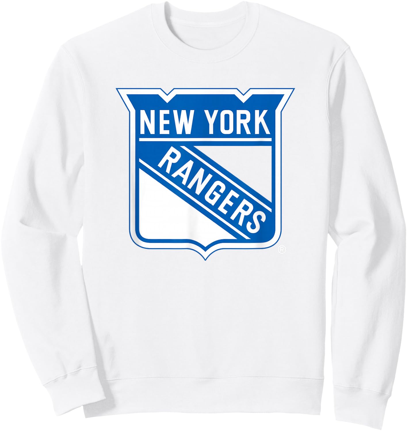 New York Rangers Icon Red Officially Licensed Sweatshirt - Sweatshirt | White