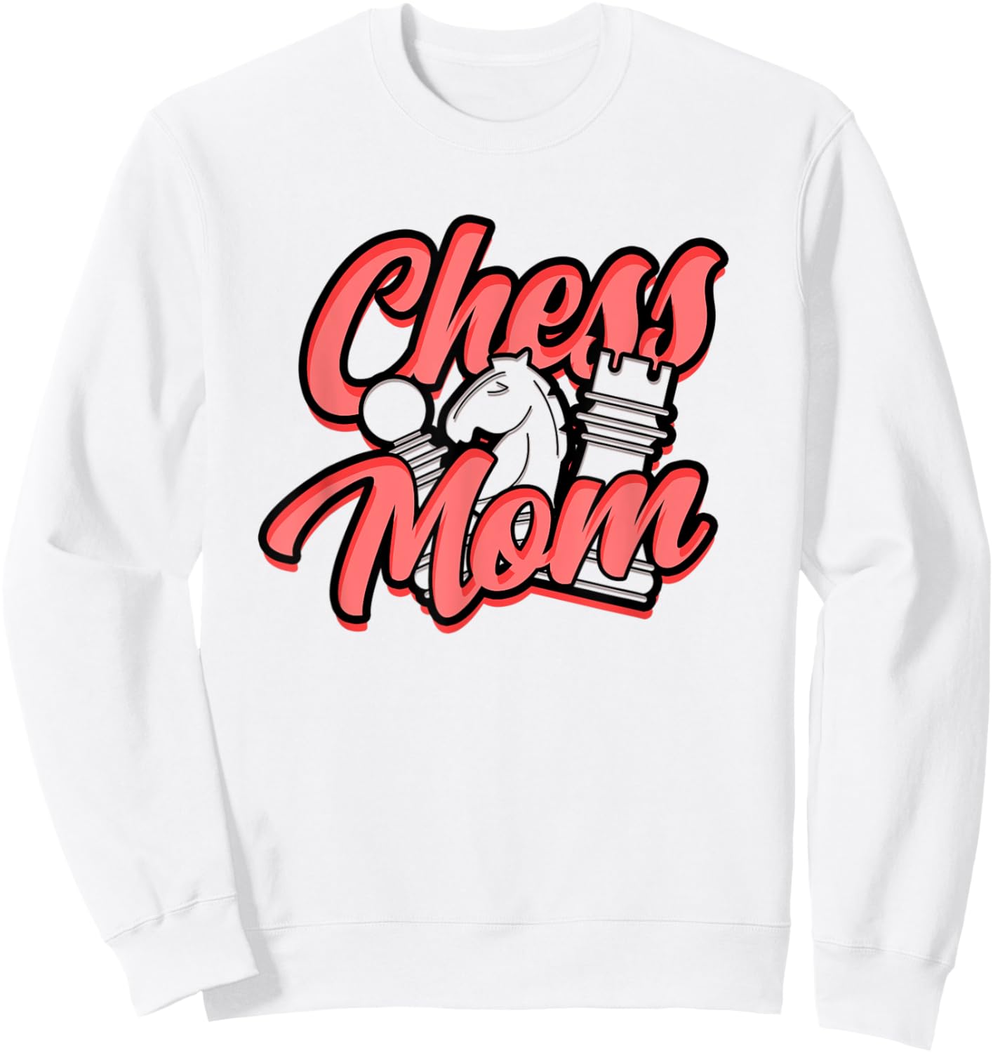 Chess Mom – Mother checkmate Sweatshirt - Sweatshirt | White