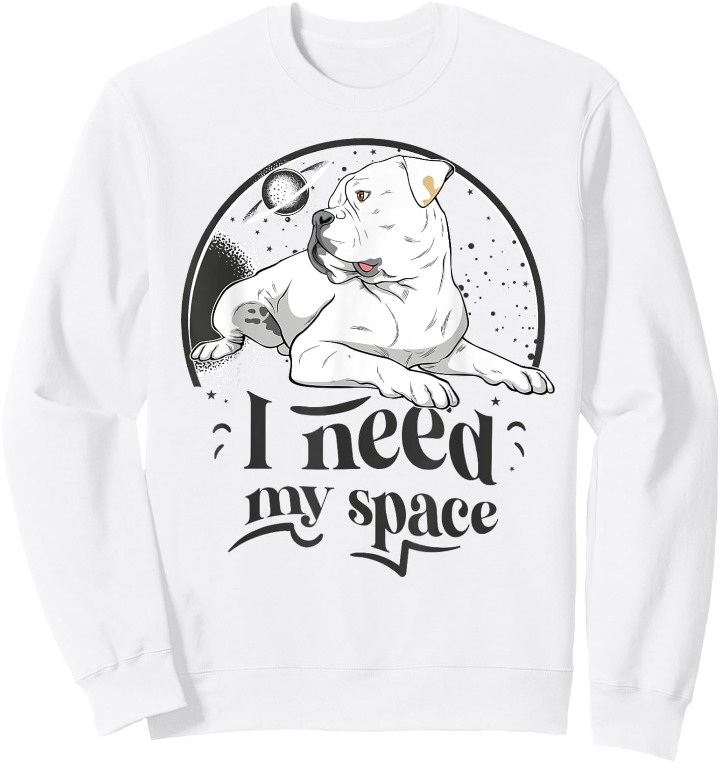 American Bulldog Old Southern White Bulldog Women Girls Kids Sweatshirt - Sweatshirt | White