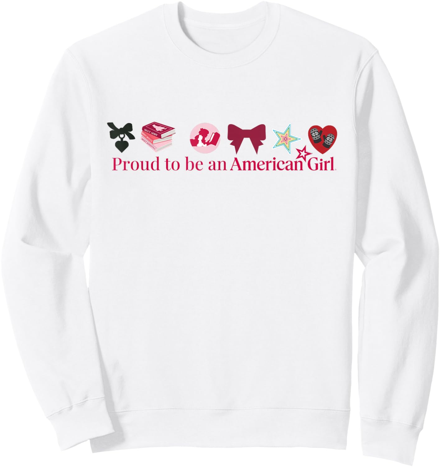 American Girl - Proud to be an American Girl Icons Sweatshirt - Sweatshirt | White