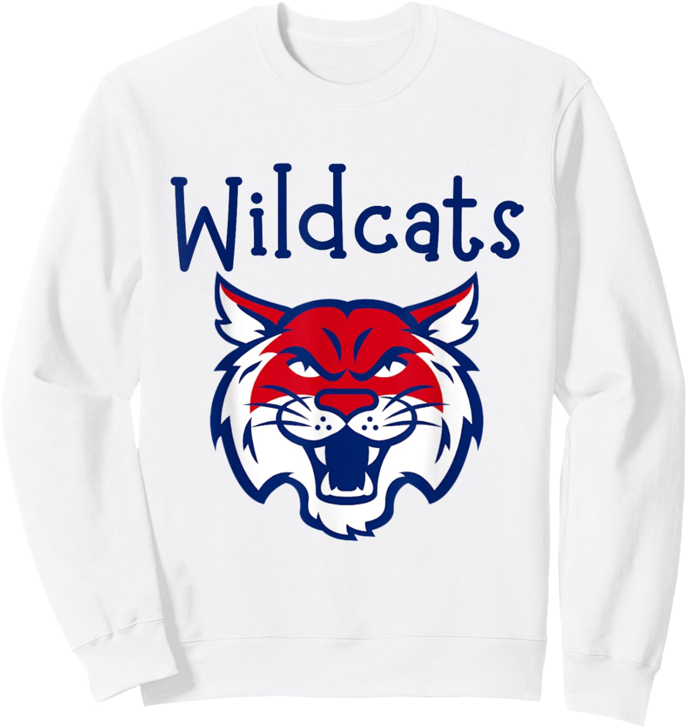 Wildcats Fan School Student Teacher Men Women Kids Sweatshirt - Sweatshirt | White
