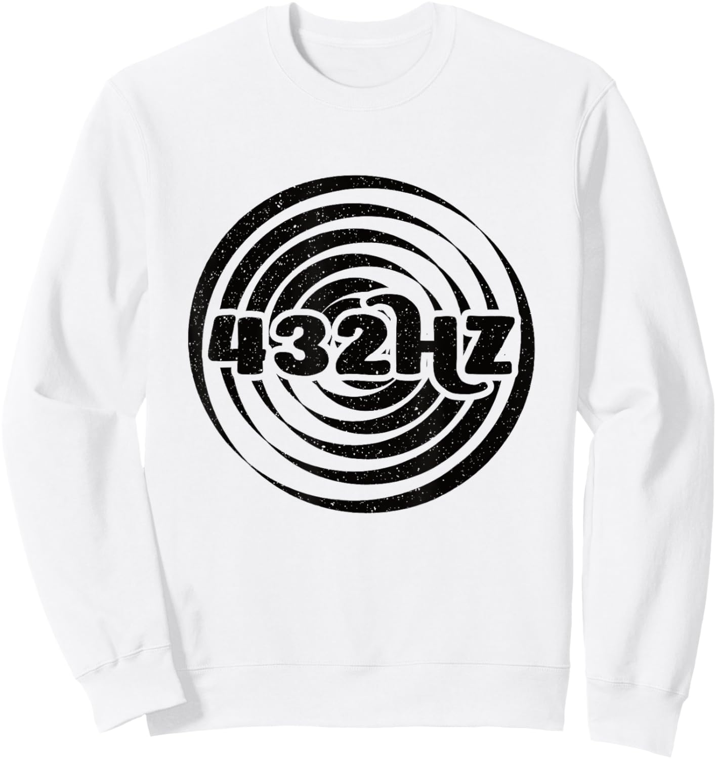 432 Hz Sacred Frequency Hertz Pi, Spiritual Tune With Nature Sweatshirt - Sweatshirt | White