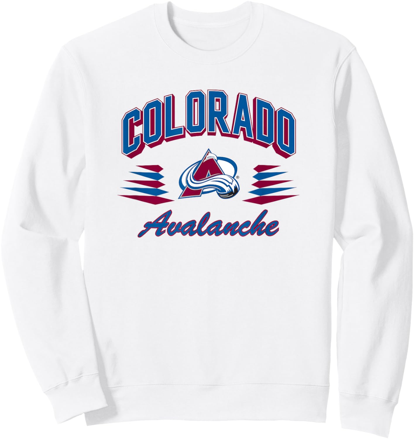 Colorado Avalanche Retro Diamond Gray Officially Licensed Sweatshirt - Sweatshirt | White