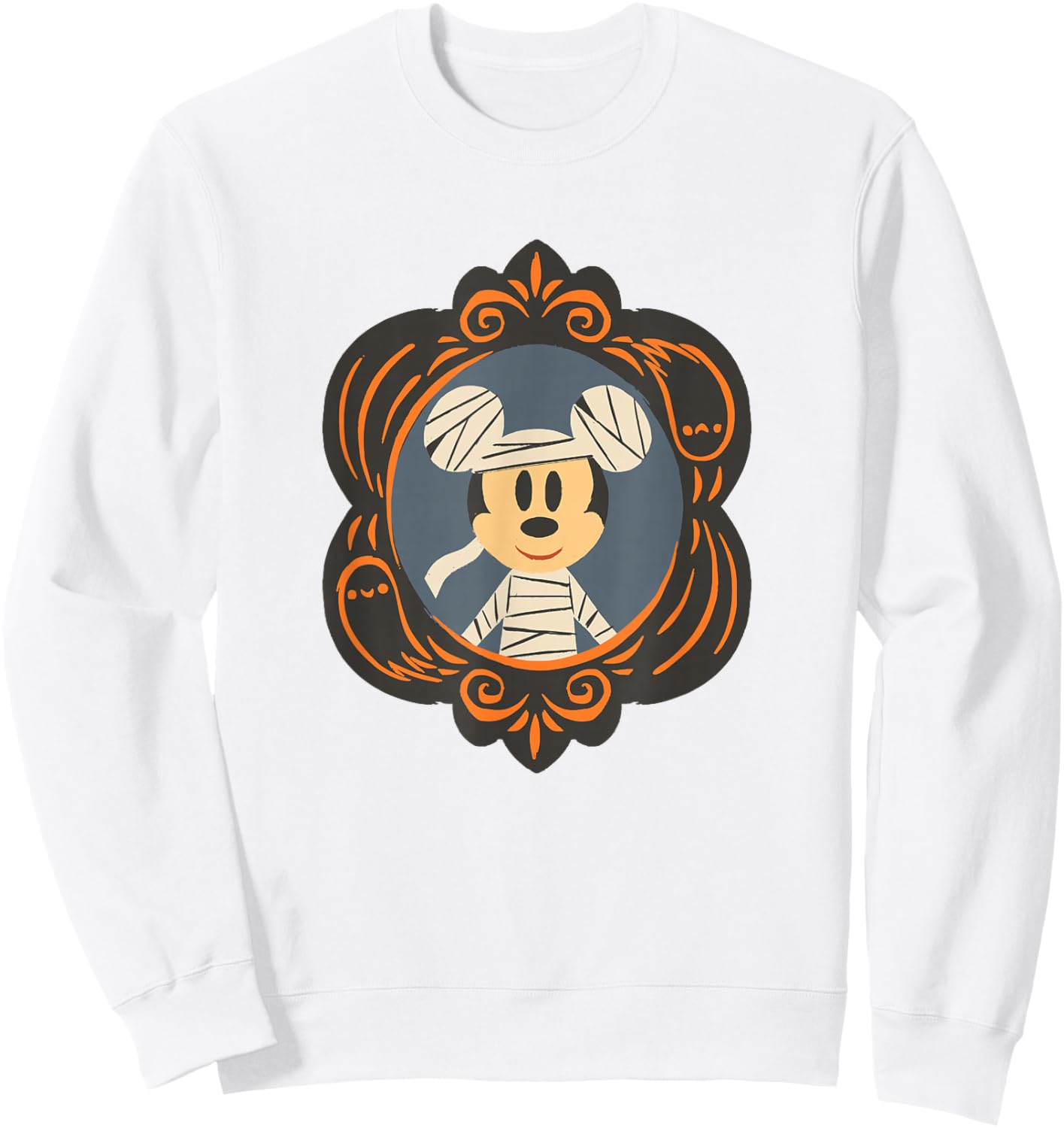 Disney Mickey And Friends Halloween Mummy Costume Mirror Sweatshirt - Sweatshirt | White