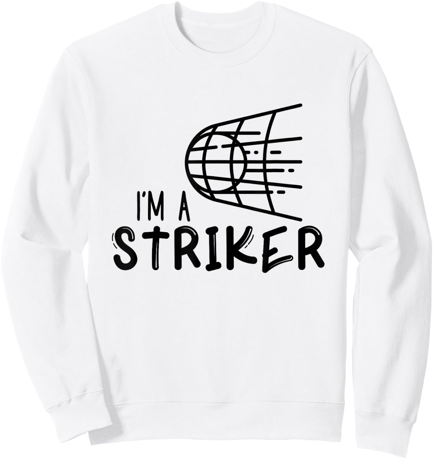 Soccer Striker Sweatshirt - Sweatshirt | White