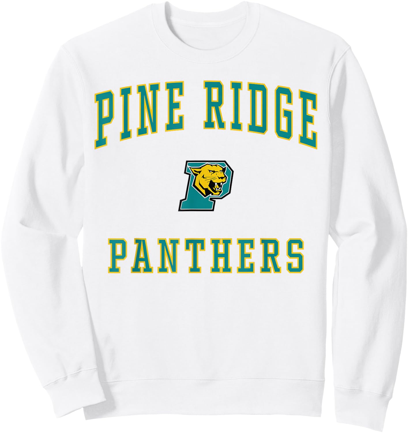 Pine Ridge High School Panthers Sweatshirt - Sweatshirt | White