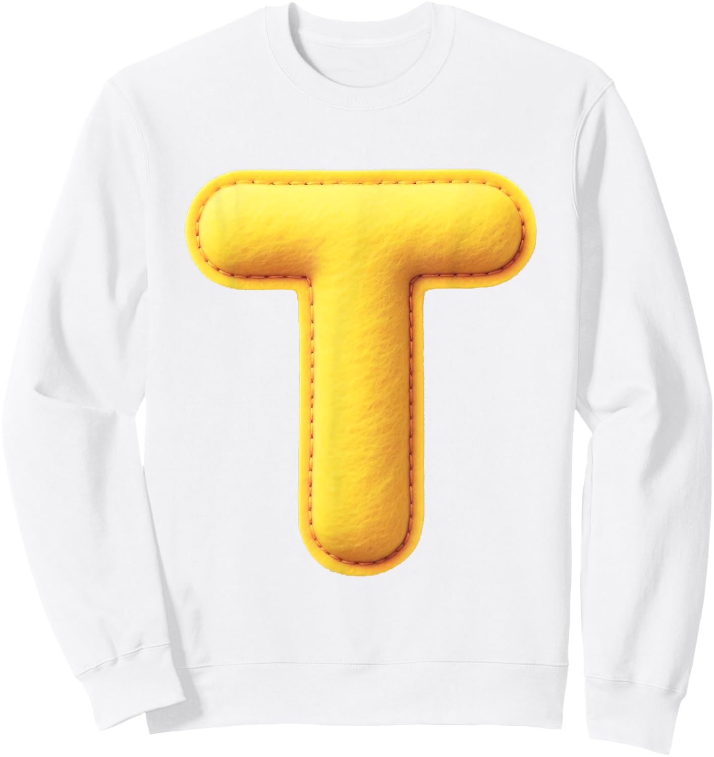 Letter T Funny Chipmunk Group Matching Halloween Costume Sweatshirt - Sweatshirt | White