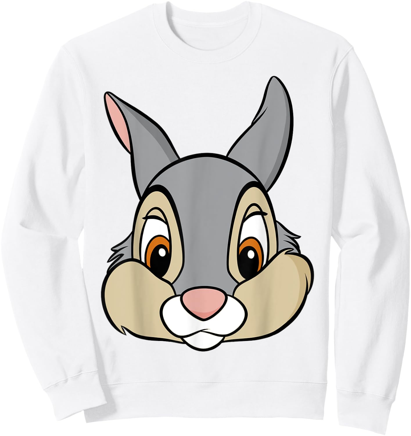 Disney Bambi Thumper Big Face Sweatshirt - Sweatshirt | White