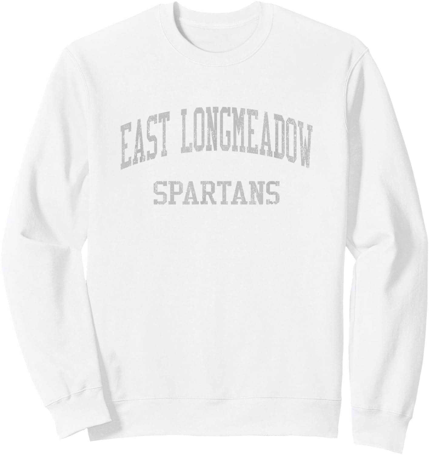 East Longmeadow High School HS East Longmeadow MA Vintage Sp Sweatshirt - Sweatshirt | White