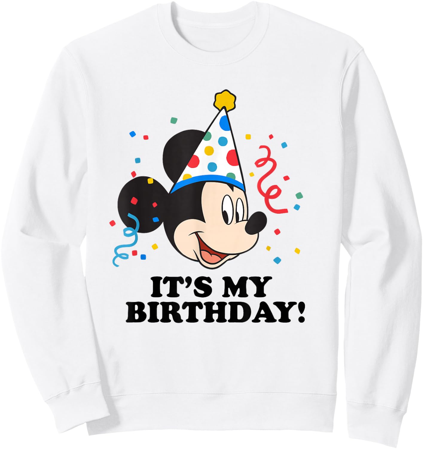 Disney Mickey Mouse It's My Birthday! Sweatshirt - Sweatshirt | White