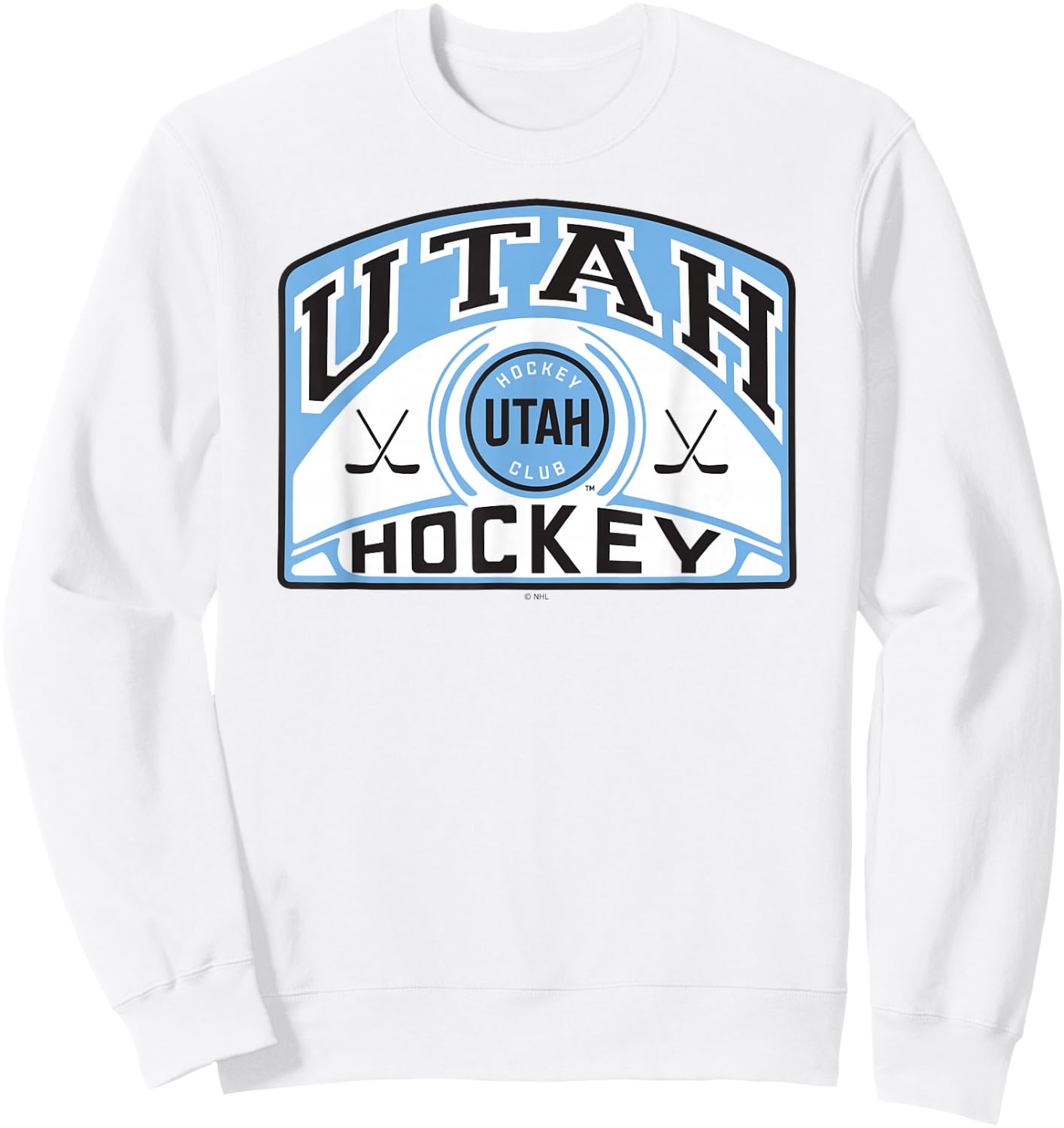 Utah Hockey Club Glide Gray Officially Licensed Sweatshirt - Sweatshirt | White