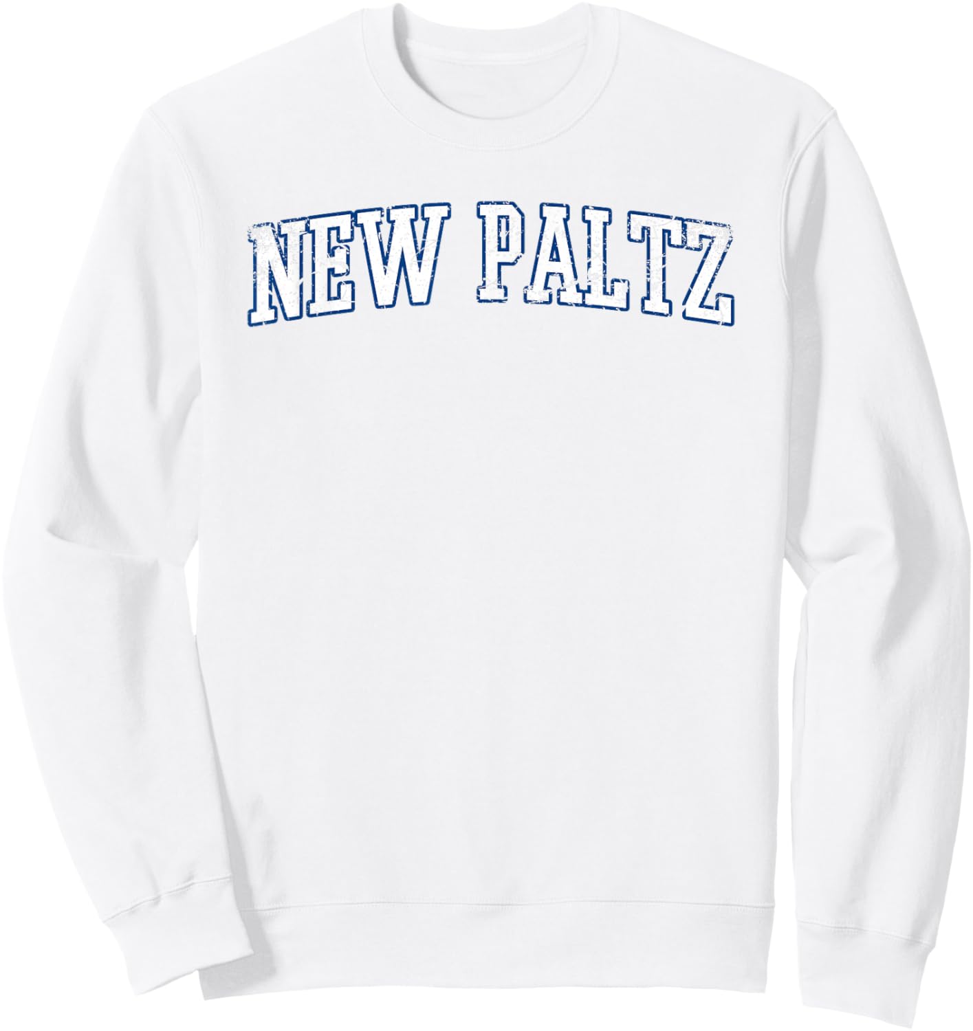 New Paltz NY- Throwback Design - Vintage Worn Classic Sweatshirt - Sweatshirt | White