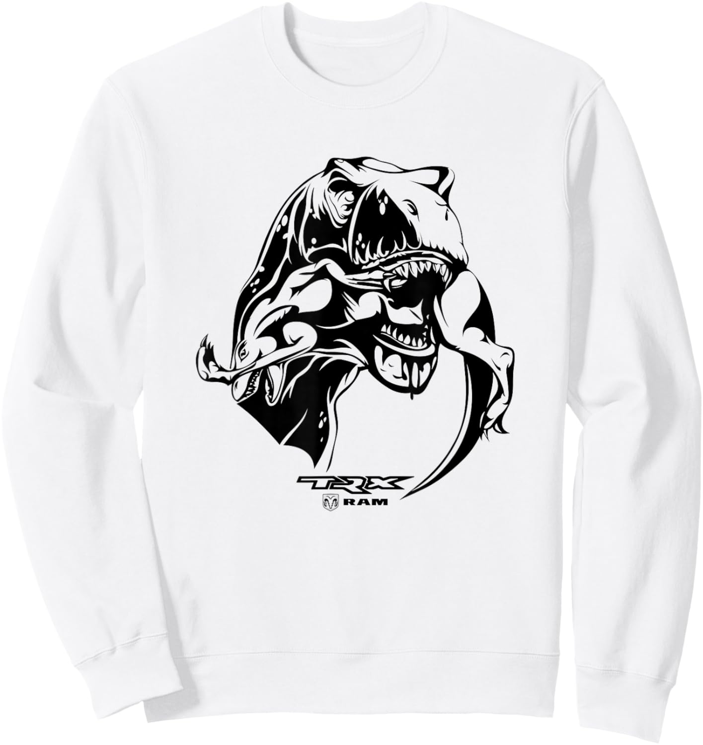 RAM Trucks TRX T-Rex (Black) Sweatshirt - Sweatshirt | White