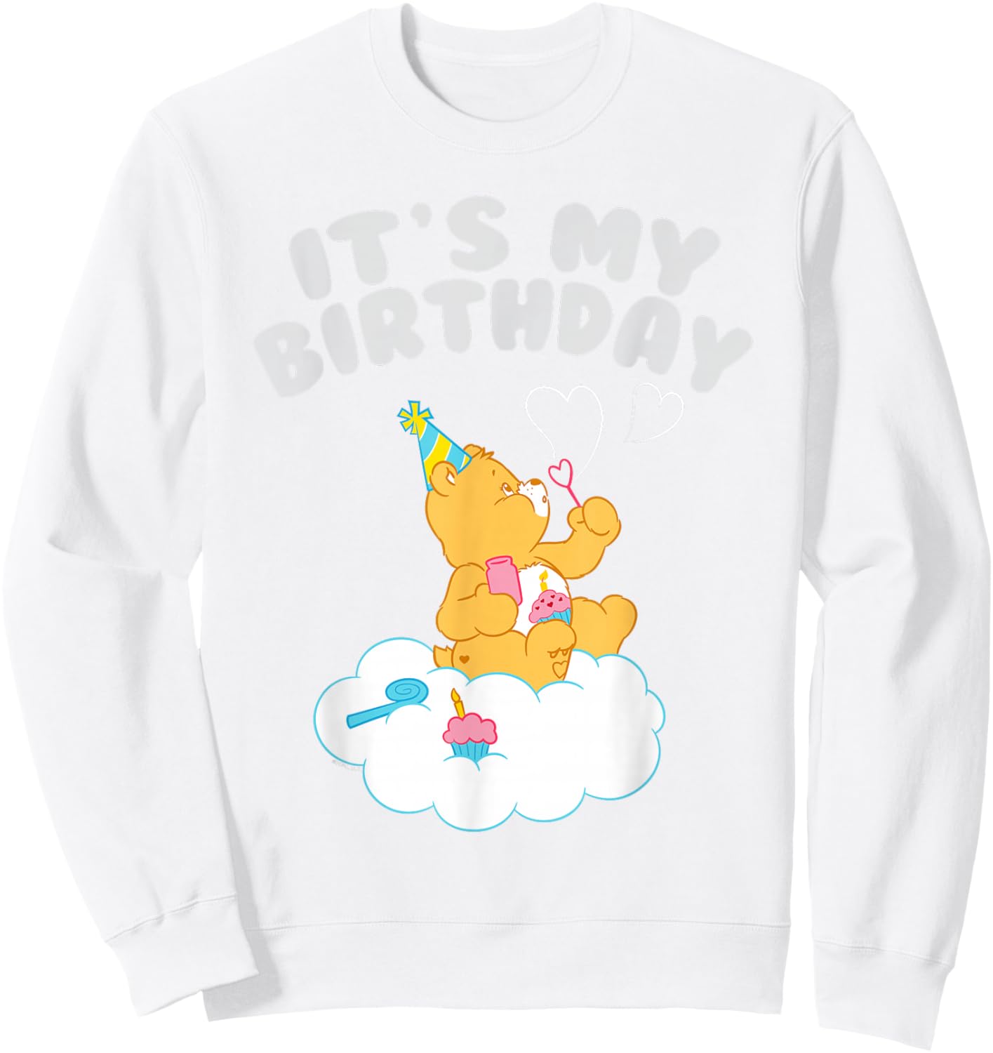 Care Bears It's My Birthday with Birthday Bear Sweatshirt - Sweatshirt | White