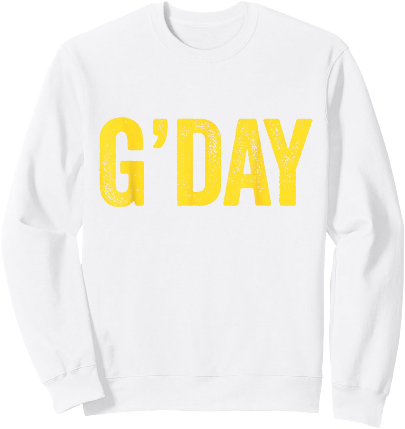 G'day! Australian Slang Australia Adult Men Women Kids Sweatshirt - Sweatshirt | White