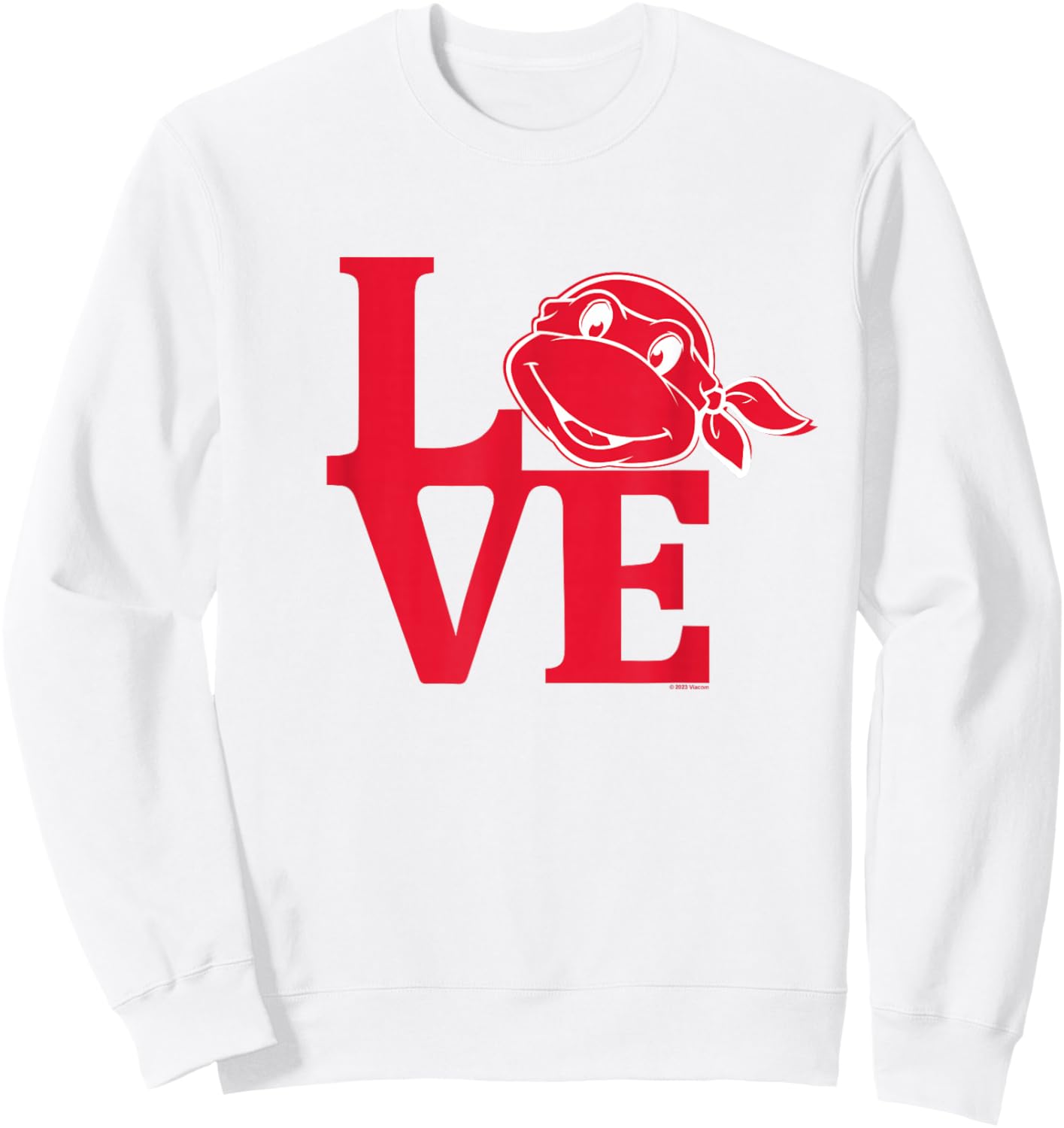 Teenage Mutant Ninja Turtles Valentine's Day LOVE Sweatshirt - Sweatshirt | White
