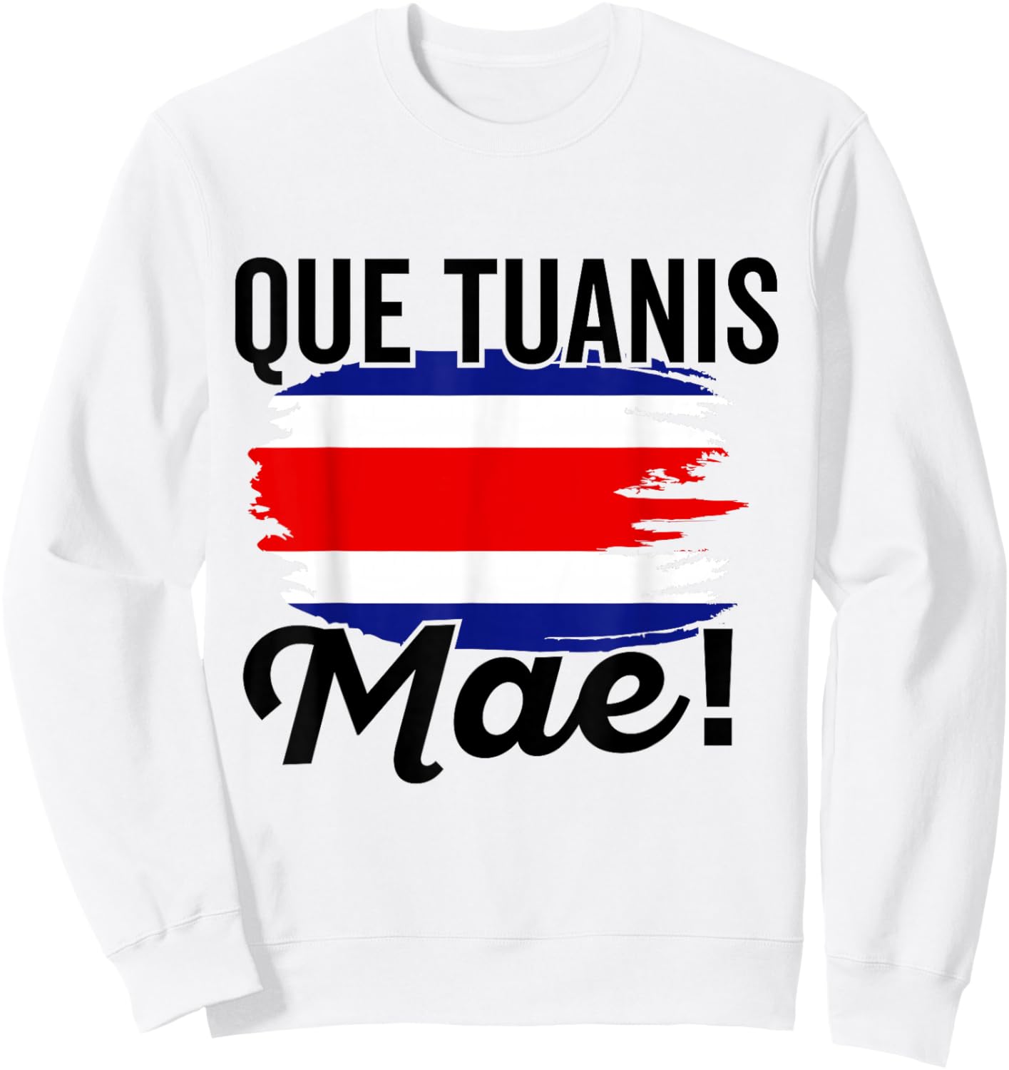 Costa Rica Flag Men Women Costa Rican Camiseta Hombre Mujer Sweatshirt - Sweatshirt | White