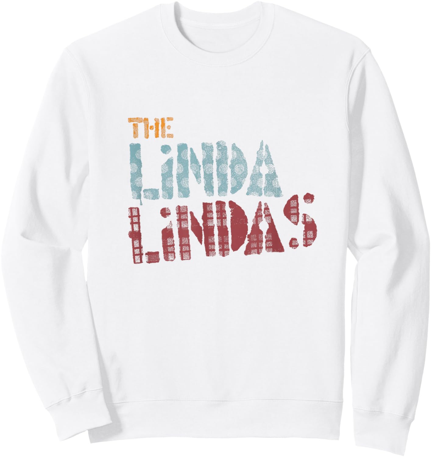The Linda Lindas - Official Merchandise - Patterns Sweatshirt - Sweatshirt | White