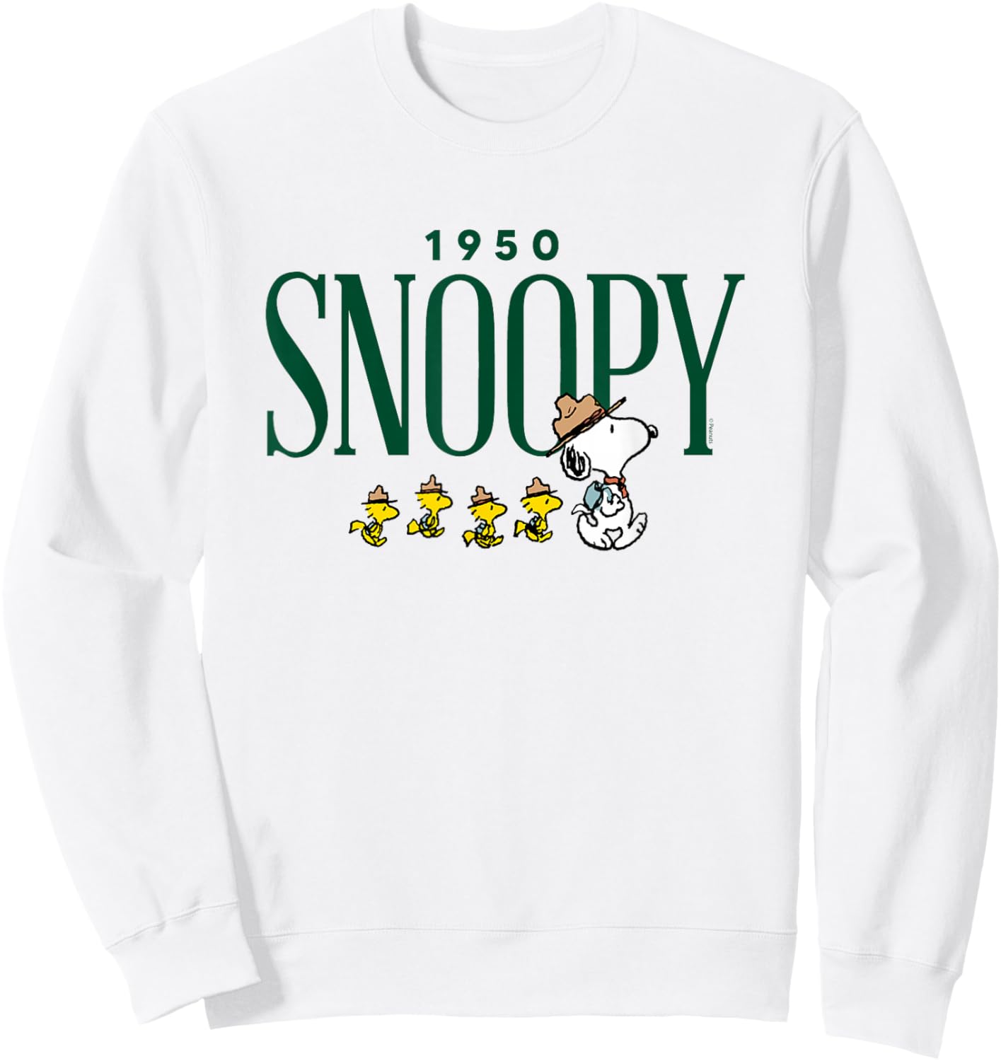 Peanuts - Snoopy 1950 Camping Sweatshirt - Sweatshirt | White