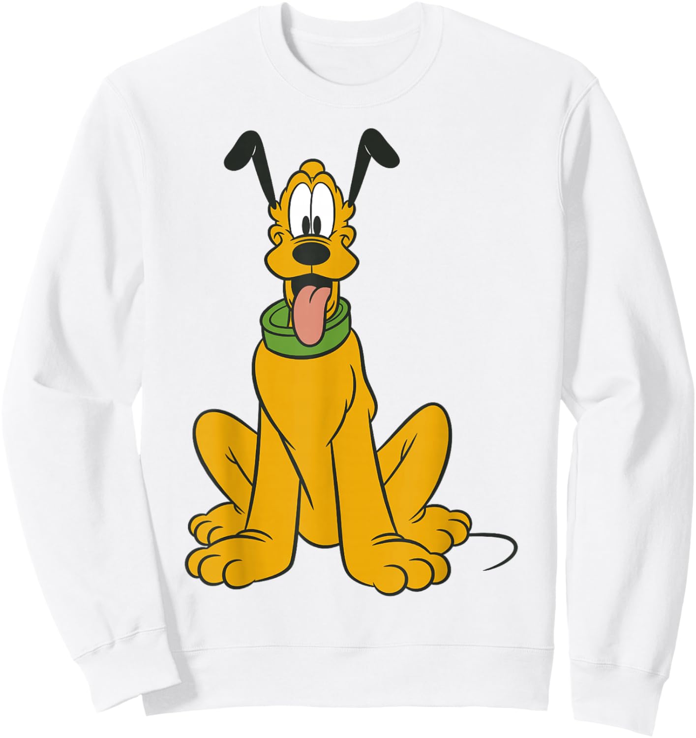 Disney Mickey Mouse Pluto The Dog Portrait Sweatshirt - Sweatshirt | White