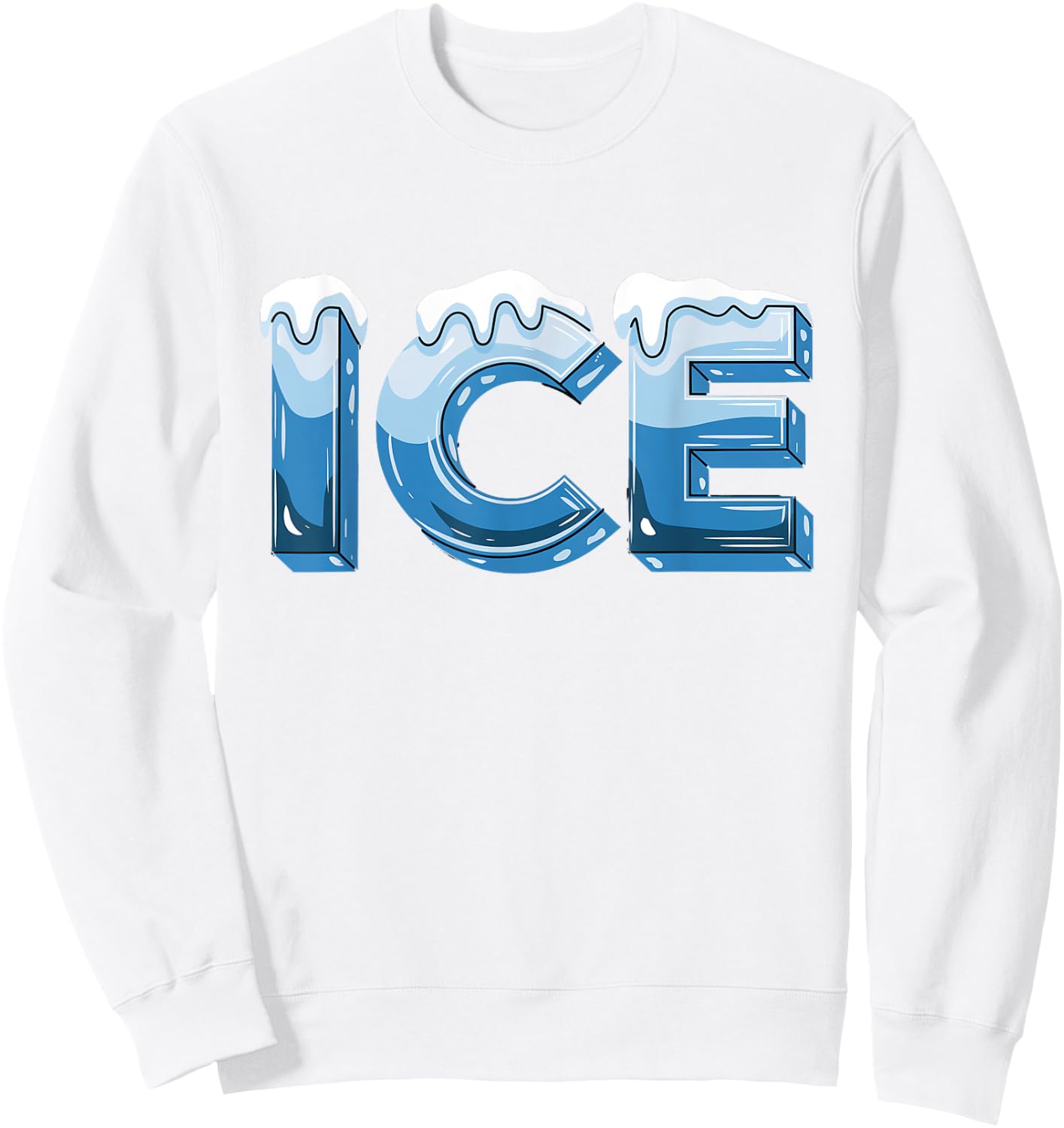 Easy DIY Fire And Ice Halloween Costumes Couple Matching Sweatshirt - Sweatshirt | White