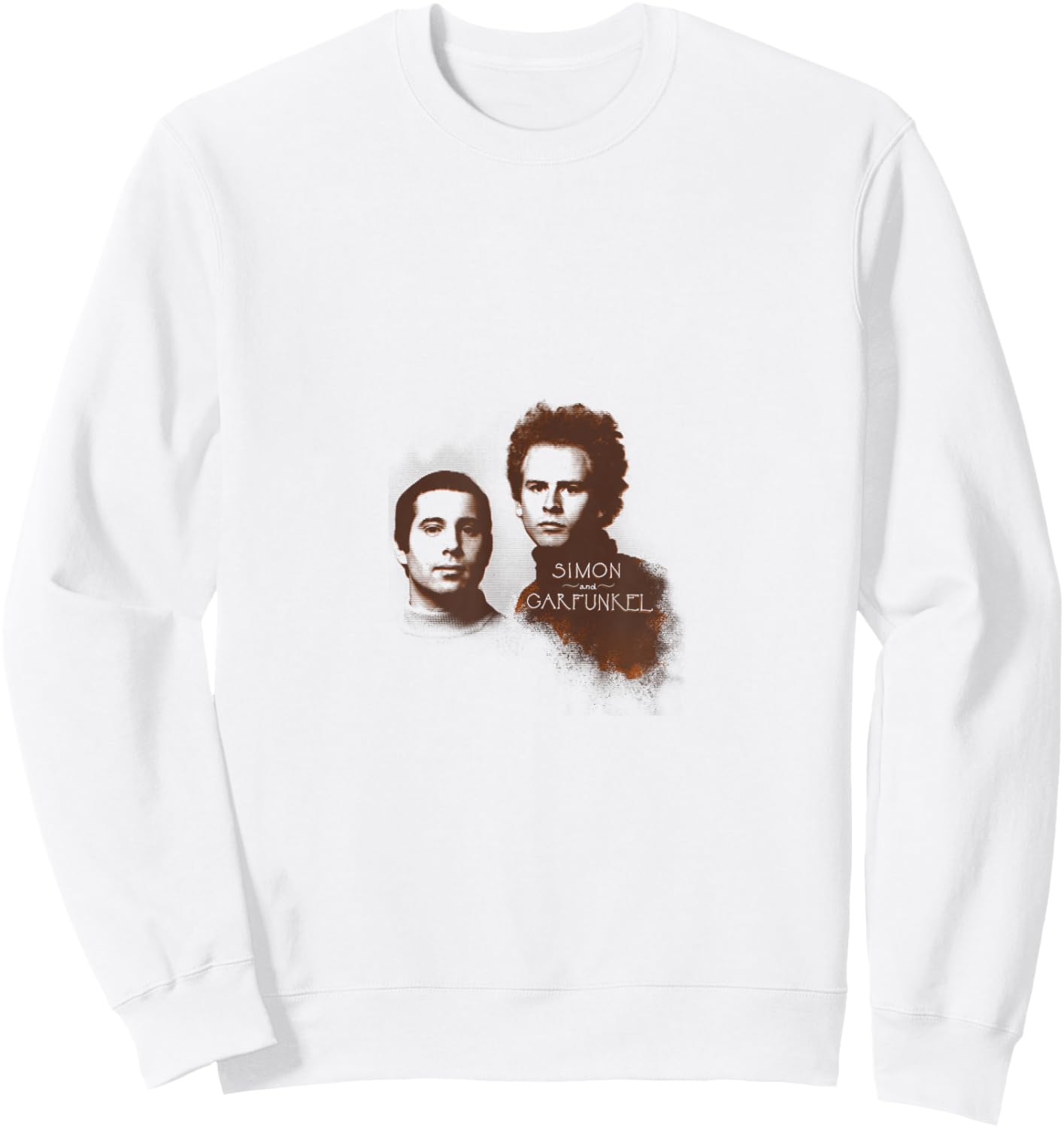 Simon & Garfunkel - Faces Sweatshirt - Sweatshirt | White