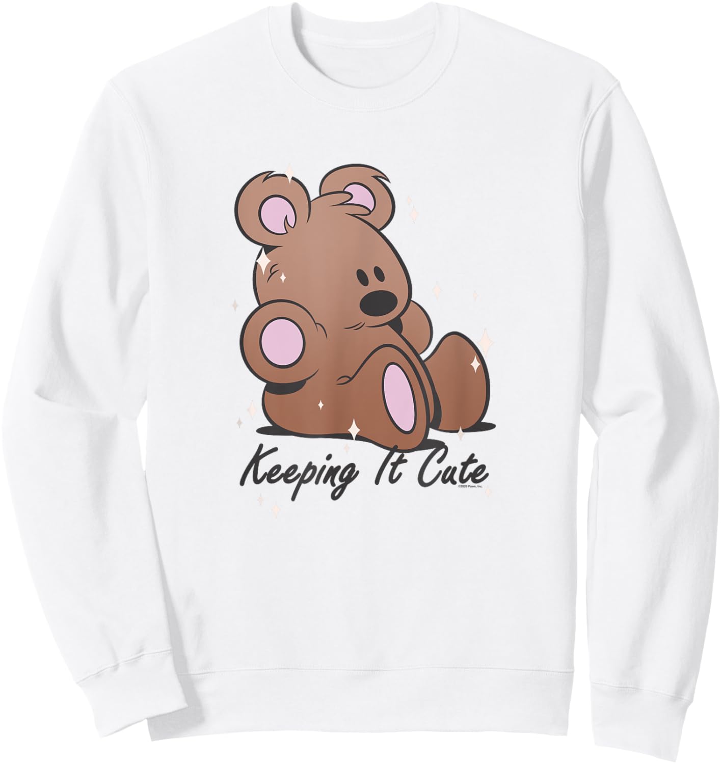 Garfield Pooky Keeping It Cute Sweatshirt - Sweatshirt | White