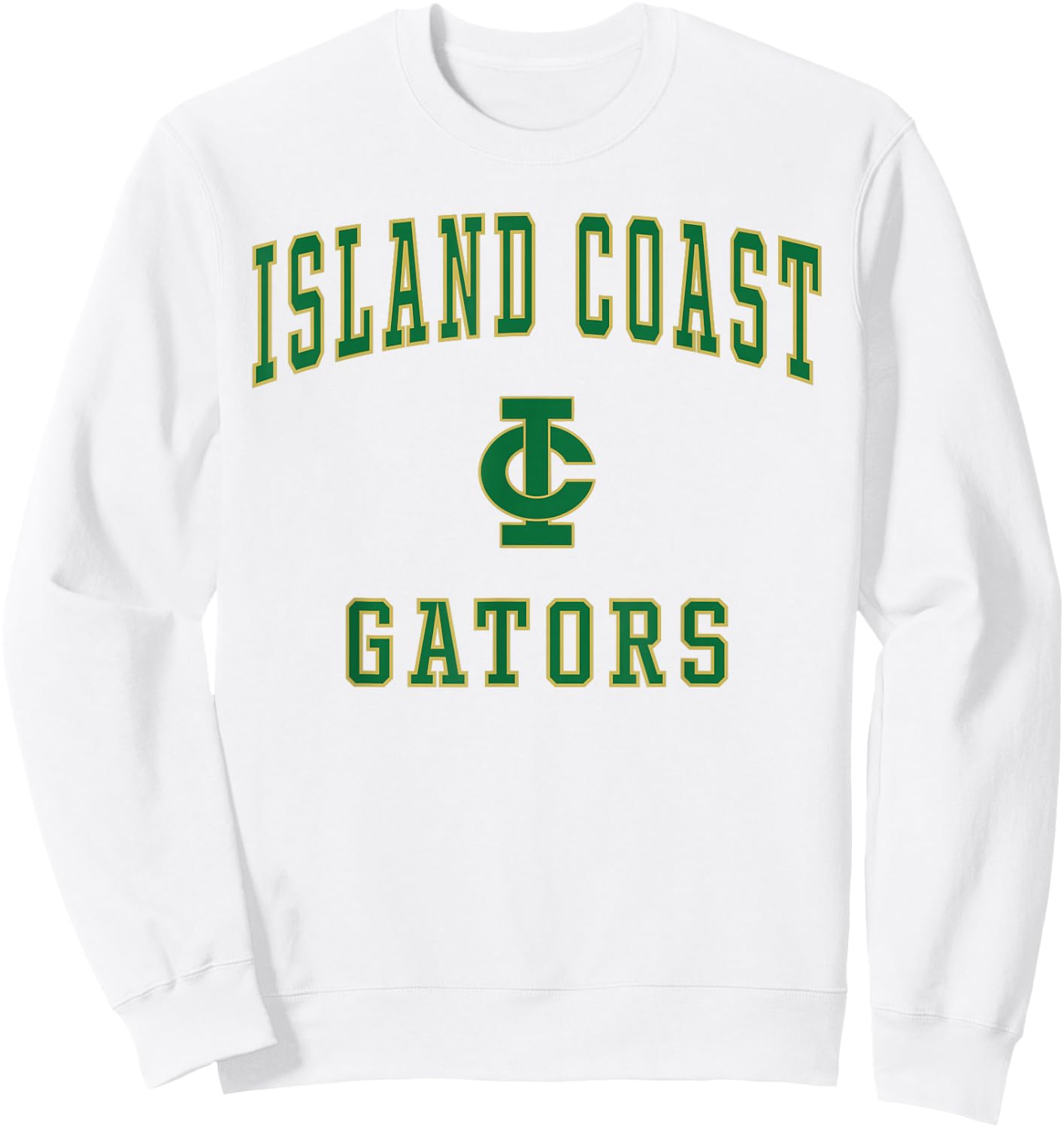 Island Coast High School Gators Sweatshirt - Sweatshirt | White