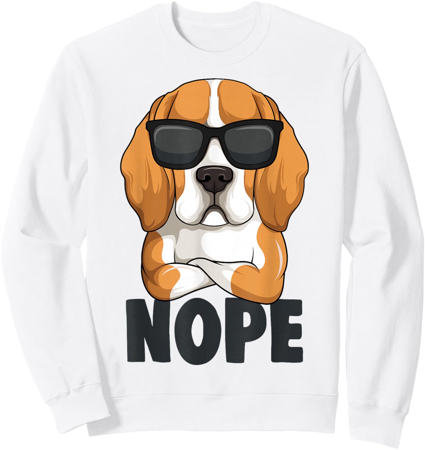 Beagle Dog Children Boys Women Sweatshirt - Sweatshirt | White
