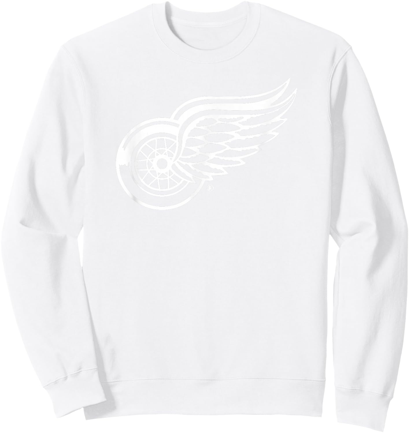 Detroit Red Wings Icon Red Officially Licensed Sweatshirt - Sweatshirt | White